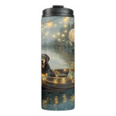 Bluetick Coonhound Kerstmis feestelijke reis Thermosbeker (Voorkant)