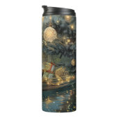 Bluetick Coonhound Kerstmis feestelijke reis Thermosbeker (Geroteerd rechts)