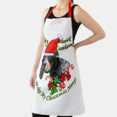 Bluetick Coonhound Kerstmis Schort (Insitu)