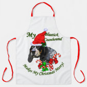 Bluetick Coonhound Kerstmis Schort (Voorkant)