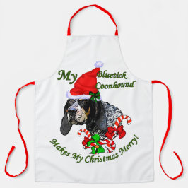 Bluetick Coonhound Kerstmis Schort