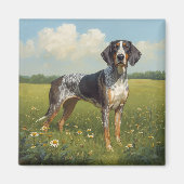 Bluetick Coonhound Magneet (Voorkant)