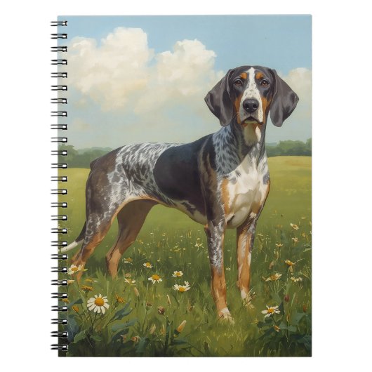 Bluetick Coonhound Notitieboek (Voorkant)