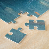 Bluetick Coonhound op een peddel: Een Schilderacht Legpuzzel (Zijkant)