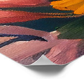 Bluetick Coonhound op een peddel: Een Schilderacht Poster (Hoek)