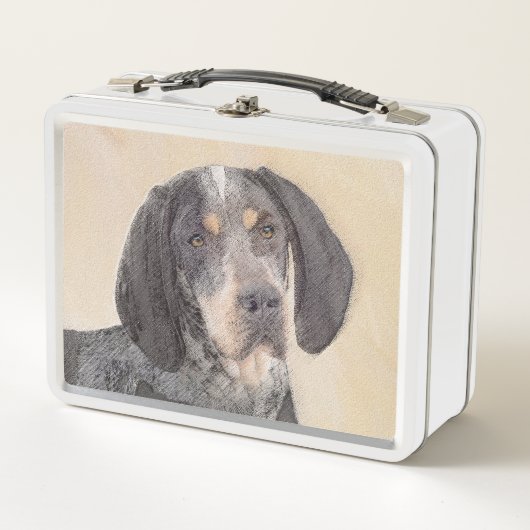 Bluetick Coonhound Painting - Cute Original Dog Ar (Voorkant)