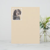 Bluetick Coonhound Painting - Cute Original Dog Ar (Staand voorkant)