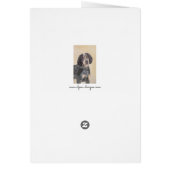 Bluetick Coonhound Painting - Cute Original Dog Ar (Achterkant)