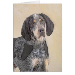 Bluetick Coonhound Painting - Cute Original Dog Ar