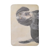 Bluetick Coonhound Painting - Cute Original Dog Ar Badmat (Voorkant Verticaal)