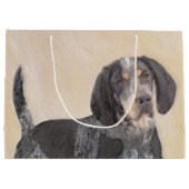 Bluetick Coonhound Painting - Cute Original Dog Ar Groot Cadeauzakje (Achterkant)
