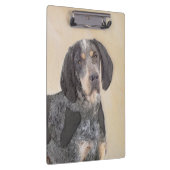 Bluetick Coonhound Painting - Cute Original Dog Ar Klembord (Rechts)