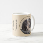 Bluetick Coonhound Painting - Cute Original Dog Ar Koffiemok (Voorkant rechts)