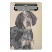 Bluetick Coonhound Painting - Cute Original Dog Ar Mini Klembord (Voorkant)
