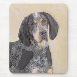 Bluetick Coonhound Painting - Cute Original Dog Ar Muismat