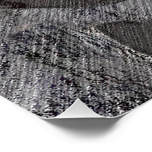 Bluetick Coonhound Painting - Cute Original Dog Ar Perfect Poster (Hoek)