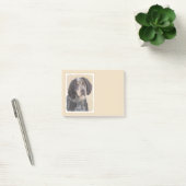 Bluetick Coonhound Painting - Cute Original Dog Ar Post-it® Notes (Kantoor)