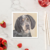 Bluetick Coonhound Painting - Cute Original Dog Ar Servet (Insitu)