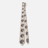 Bluetick Coonhound Painting - Cute Original Dog Ar Stropdas (Voorkant)