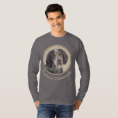 Bluetick Coonhound Painting - Cute Original Dog Ar T-shirt (Voorkant volledig)