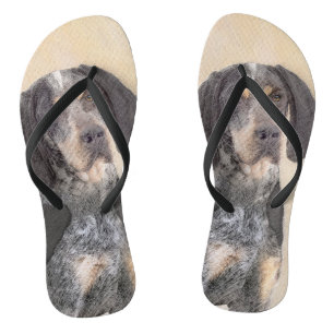 Bluetick Coonhound Painting - Cute Original Dog Ar Teenslippers