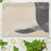 Bluetick Coonhound Painting - Cute Original Dog Ar Theedoek (Gevouwen)