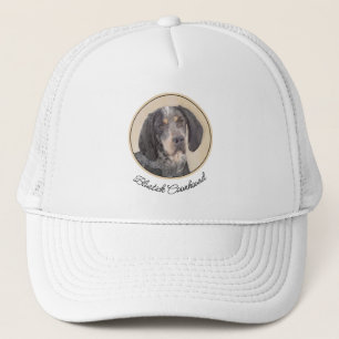 Bluetick Coonhound Painting - Cute Original Dog Ar Trucker Pet