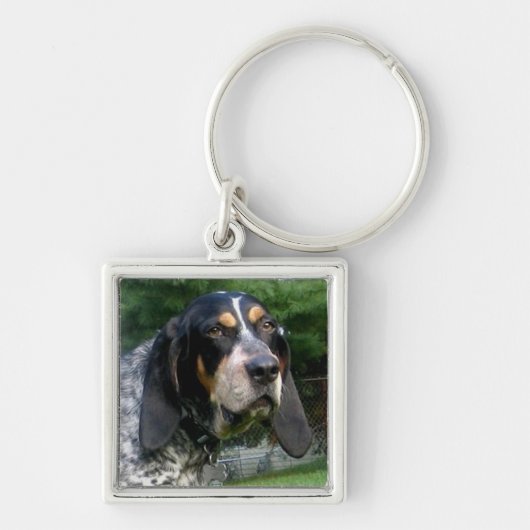 Bluetick Coonhound.png Sleutelhanger (Voorkant)