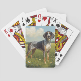 Bluetick Coonhound Pokerkaarten