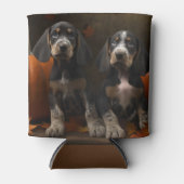 Bluetick Coonhound Puppy Herfst Delight Pompoen Blikjeskoeler (Voorkant)