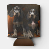 Bluetick Coonhound Puppy Herfst Delight Pompoen Blikjeskoeler (Achterkant)