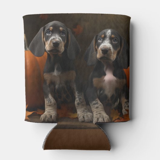 Bluetick Coonhound Puppy Herfst Delight Pompoen Blikjeskoeler (Achterkant)