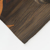 Bluetick Coonhound Puppy Herfst Delight Pompoen Fleece Deken (Hoek)