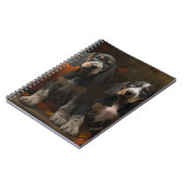Bluetick Coonhound Puppy Herfst Delight Pompoen Notitieboek (Linkerzijde)