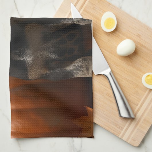 Bluetick Coonhound Puppy Herfst Delight Pompoen Theedoek (Quarter Fold)