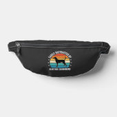 Bluetick Coonhound Retro Zonsondergang Hond Heuptasje (Liggend)