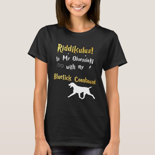 Bluetick Coonhound Riddikulus Bluetick Coonhound T-shirt (Voorkant)