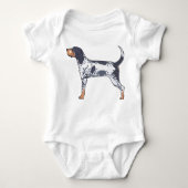 Bluetick Coonhound Romper (Voorkant)