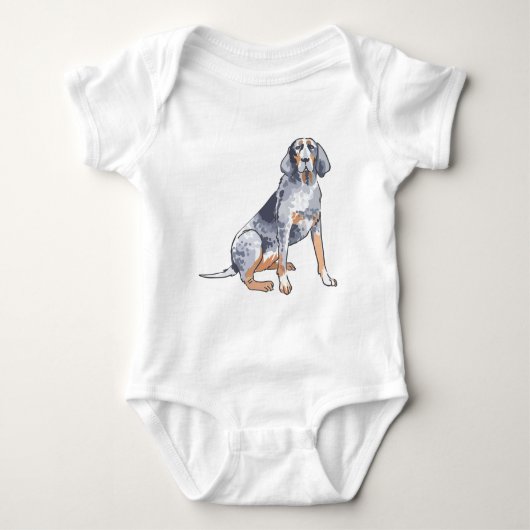 Bluetick Coonhound Romper (Voorkant)