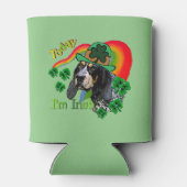Bluetick Coonhound Saint Patricks Day Blikjeskoeler (Achterkant)