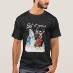 Bluetick Coonhound Santa Dog Christmas Snowman Xma T-shirt<br><div class="desc">Bluetick Coonhound Santa Dog Christmas Snowman Xmas Pajama</div>