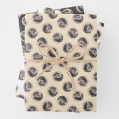 Bluetick Coonhound Schilderen met markeringen Dog Inpakpapier Vel (In situ)