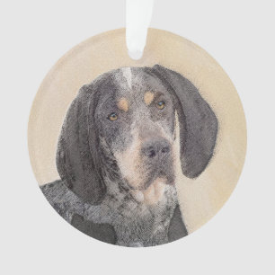 Bluetick Coonhound Schilderij - Cute Originele Hon Ornament