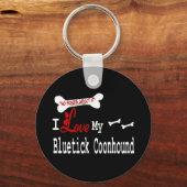 Bluetick Coonhound-sleutelhanger Sleutelhanger (Voorkant)