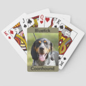 Bluetick Coonhound-spelkaarten Speelkaarten (Achterkant)