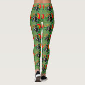 Bluetick Coonhound St Patricks Day Leggings (Achterkant)