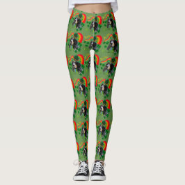 Bluetick Coonhound St Patricks Day Leggings