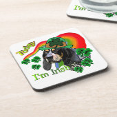 Bluetick Coonhound St Patricks Onderzetter (Linkerzijde)
