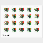 Bluetick Coonhound St Patricks Ronde Sticker (Vel)