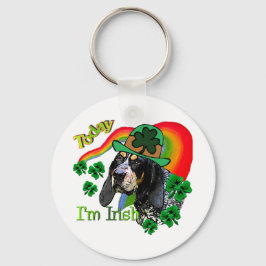 Bluetick Coonhound St Patricks Sleutelhanger
